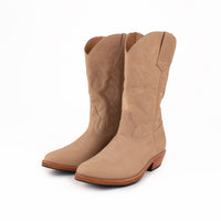 MK22891 - Etta Western Boots Sand [Women's Leather Boots]