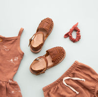 MK21250 - Chitos Brown [Children's Leather Sandals]