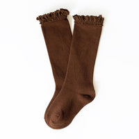 LSC-FW21 - Knee Highs Lace Brown