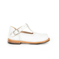 MK22750 - Mary Janes Shoes White [Children's Leather Shoes]