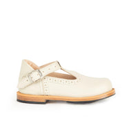 MK22755 - Mary Janes Shoes Bone [Children's Leather Shoes]
