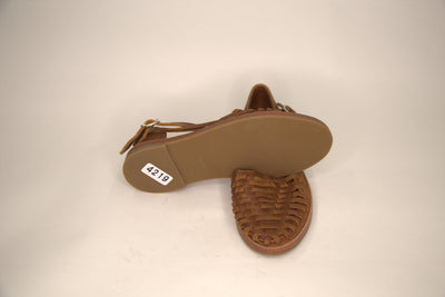 MS4219 - Market Huaraches Ankle Strap Roble - SAMPLE