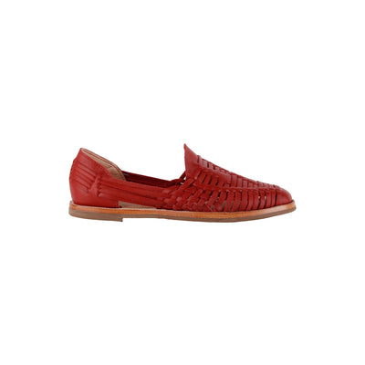 MK24140 - NEW Huarache Loafers Red [Women's Leather Sandals]