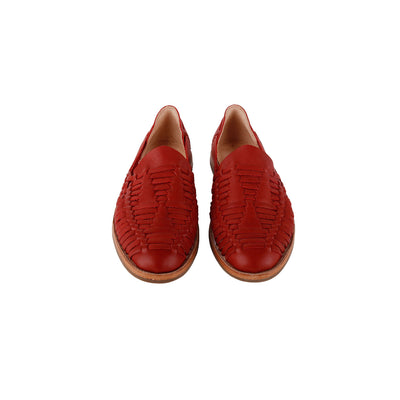 MK24140 - NEW Huarache Loafers Red [Women's Leather Sandals]