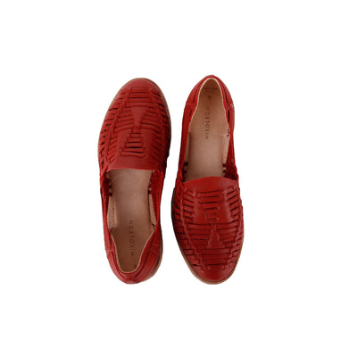 MK24140 - NEW Huarache Loafers Red [Women's Leather Sandals]
