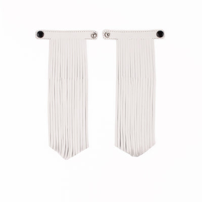 MK22949 - Adela Leather Tassels Set - White [Leather Accessory]