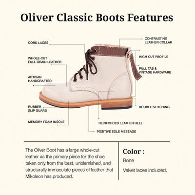 WMK211559 - Oliver Classic Boots - Bone Beige
