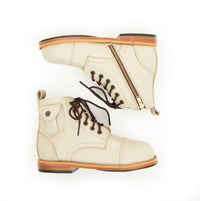 MK221351 - Heirloom Luxe Boots Bone [Children Leather Boots]