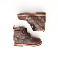 MK2016 - Heirloom Luxe Boots Camo Cafe [Children Leather Boots]