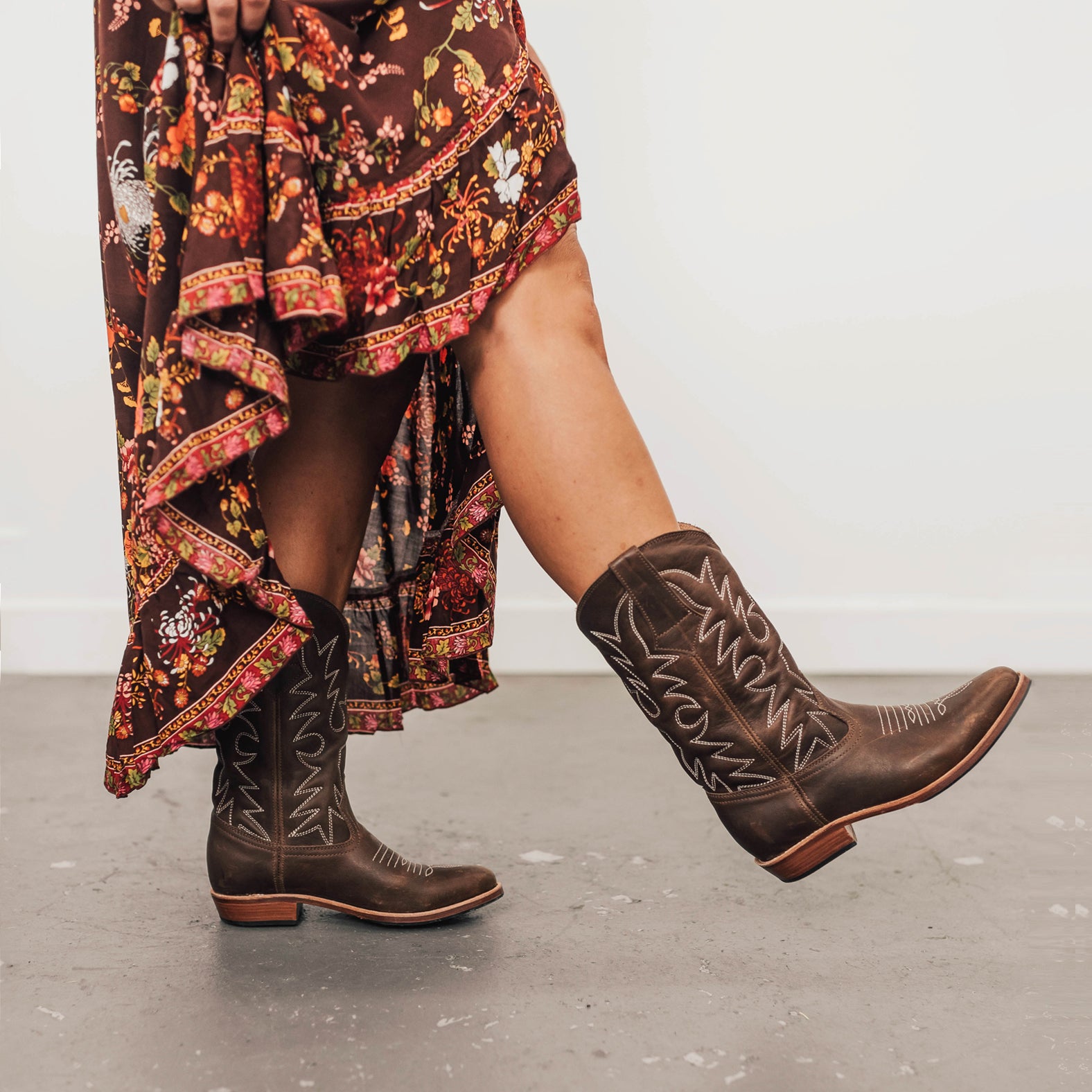 MK22891 - Custom Leather Etta Western Boots [Women's Leather Boots ...