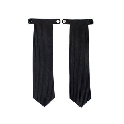 MK23124 - Etta Leather Tassels Set - Black [Leather Accessory]