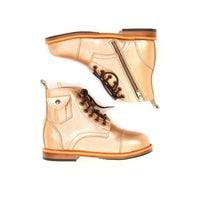MK221352 - Heirloom Luxe Boots Rose Gold [Children Leather Boots]