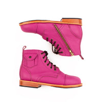 MK221353 - Heirloom Luxe Boots Desert Rose [Children Leather Boots]