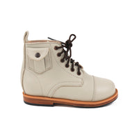 MK221392 - Heirloom Classic Boots Bone [Children Leather Boots]