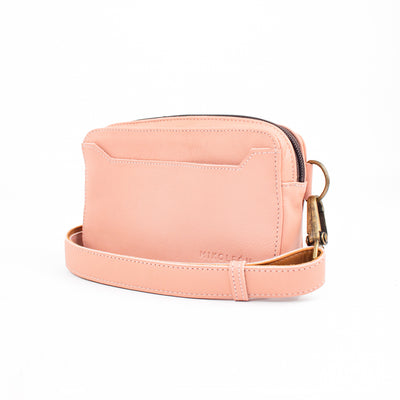 MK221552 - Leather Concert Wallet Rosewood [Women's Leather Bag]