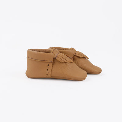 WMK221604 - Baby Moccasins Dorado [Baby Leather Shoes]