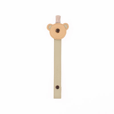 MK221612 - Bear Paci Clip Avocado [Baby Leather Accessory]