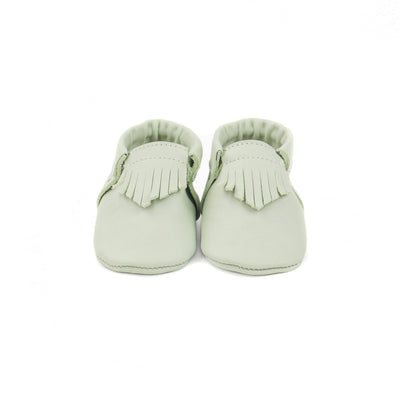 WMK221654 - Baby Moccasins Avocado [Baby Leather Shoes]