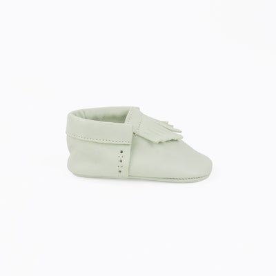 WMK221654 - Baby Moccasins Avocado [Baby Leather Shoes]