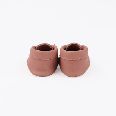 WMK221660 - Baby Moccasins Rosewood [Baby Leather Shoes]