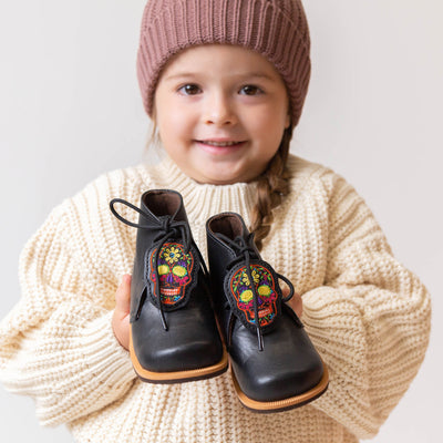 MK221730 - Charm Skull Black for Heirloom Boots [Leather Accessory]