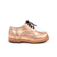 MK22625 - Brogue Oxfords Shoes Rose Gold [Children's Leather Shoes]
