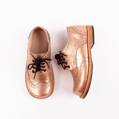dress shoes rose gold Banana Republic Goodyear Welt Oxford Shoes, Rose Gold SIZE 5 M #873915 E114