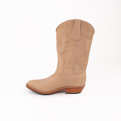 MK22891 - Etta Western Boots Sand [Women's Leather Boots]