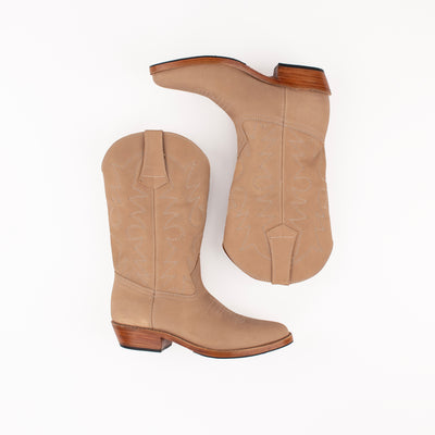 MK22891 - Etta Western Boots Sand [Women's Leather Boots]