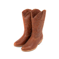 MK22896 - Etta Western Boots Mocca [Women's Leather Boots]