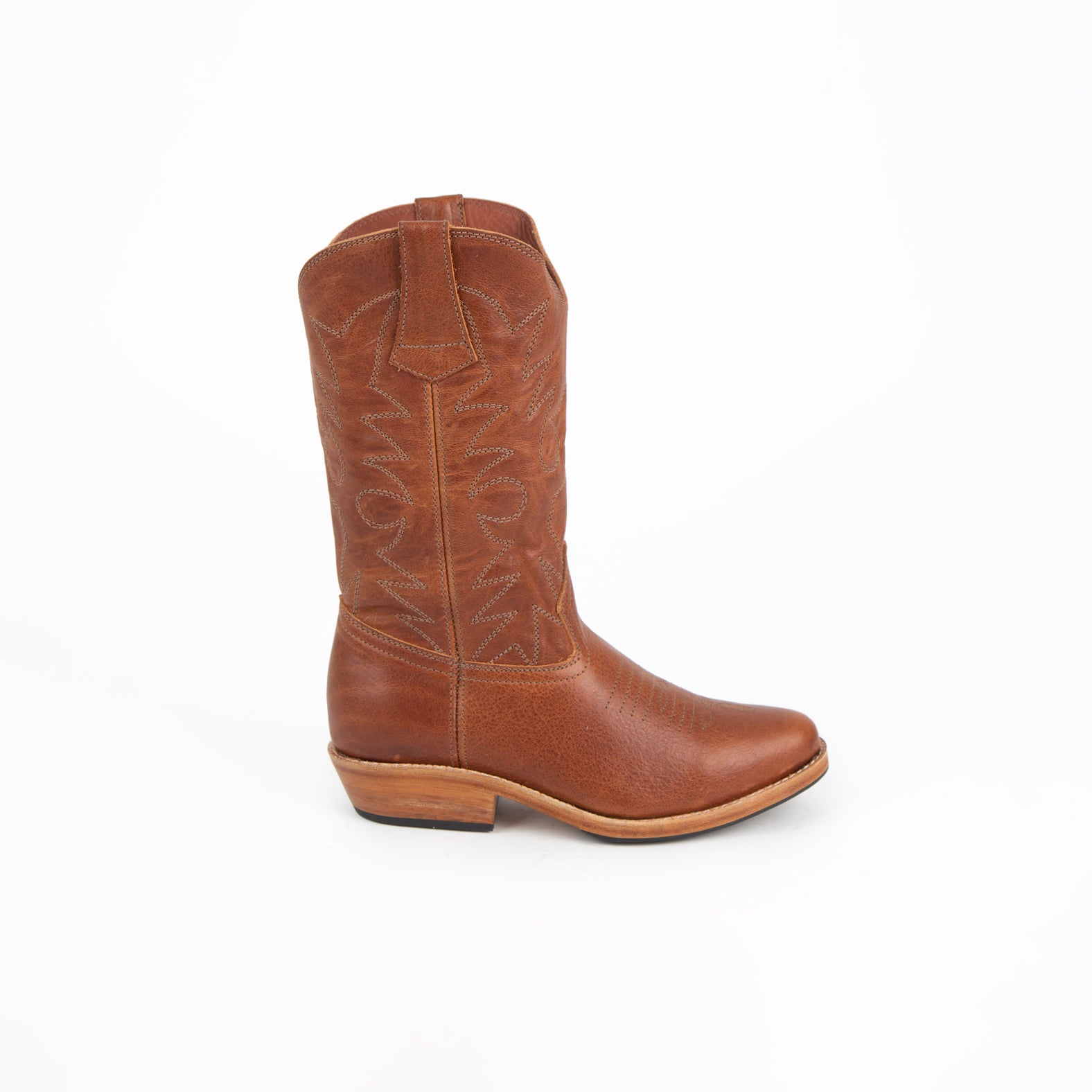 MK22896 - Etta Western Boots Mocca [Women's Leather Boots ...