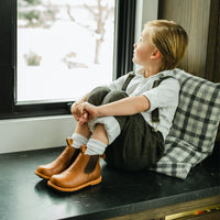 MK23100 - Chelsea Hawks Boots Mocca [Children's Leather Boots]