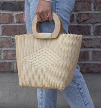 MK221264 - Angelica  Recycled Basket Ivory