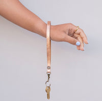 MK221364 - Rose Gold Wristlet  [Leather Bag Accessory]