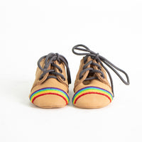 MS0557 - Rainbow Baby Varsity Shoes Natural SAMPLE