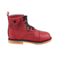 MK1016 - Heirloom Classic Boots Brave Red [Children Leather Boots]