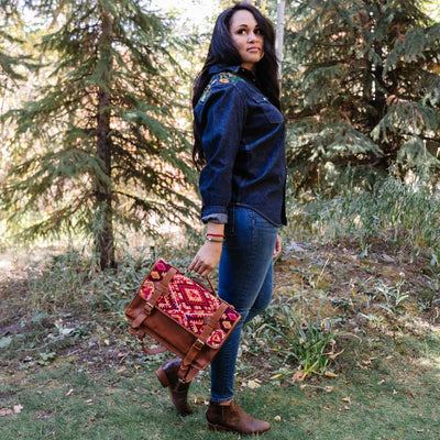 MK1043-2177 - Vintage Huipil Satchel