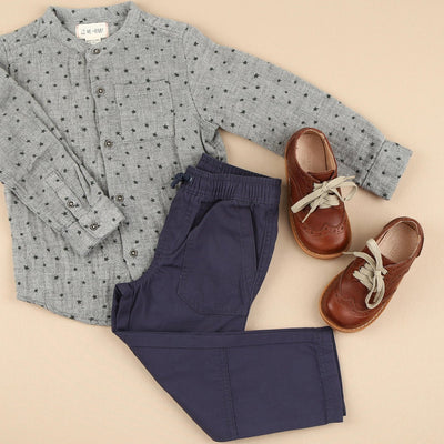 MK1080 - Brogue Oxfords Shoes Root Beer [Children's Leather Shoes]