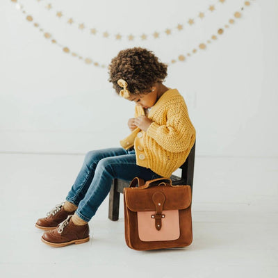 MK1080 - Brogue Oxfords Shoes Root Beer [Children's Leather Shoes]