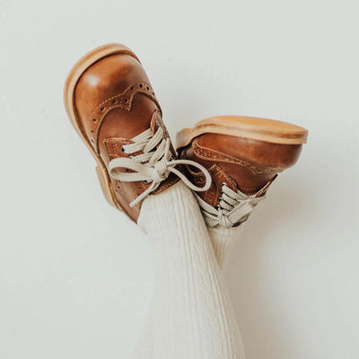 MK1080 - Brogue Oxfords Shoes Root Beer [Children's Leather Shoes]