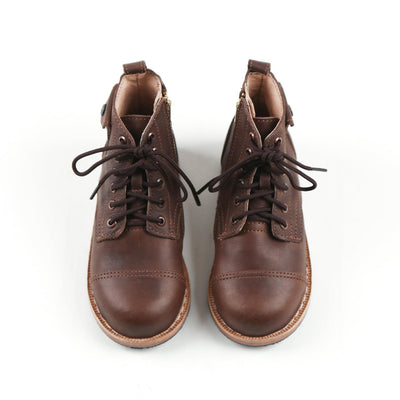 MK2004 - Heirloom Luxe Boots Café [Children Leather Boots]