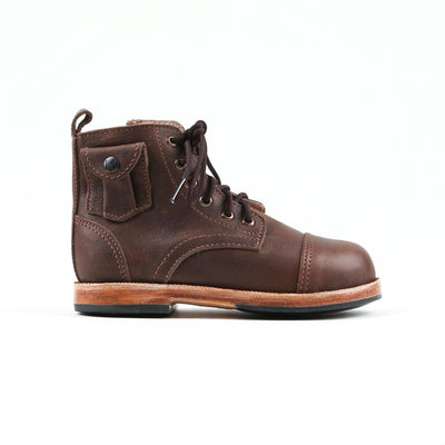 MK2004 - Heirloom Luxe Boots Café [Children Leather Boots]