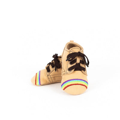 MK21026 - Rainbow Baby Varsity Shoes Natural