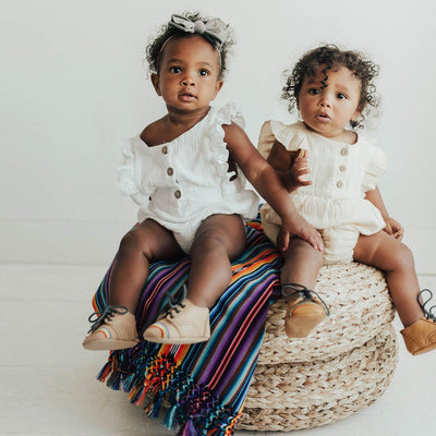 MK21026 - Rainbow Baby Varsity Shoes Natural