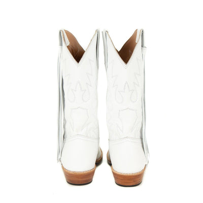 MK2103 - Etta Western Boots White [Women's Leather Boots]