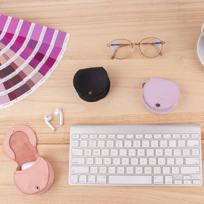 MK211265 - Carrier Lavender [Leather AirPod Case]