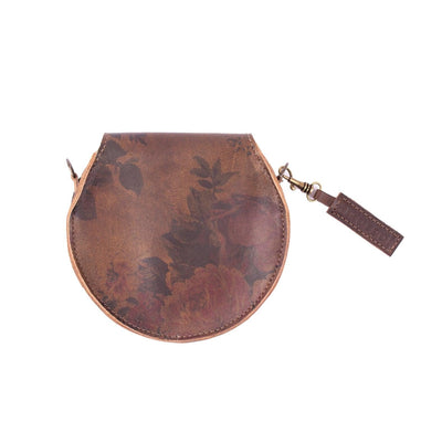 MK211404 - All Leather Nano Luna Crossbody Bag - Fiore