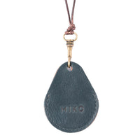 MK211414-S - Keychain AirTag Necklace Find my Car/Purse/Keys Storm Blue [Leather Accessory]