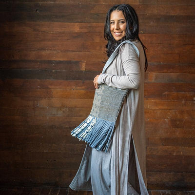 MK211461 - Upcycle Denim Tote - Iris