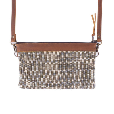 MK211574 - Upcycled Denim Clutch - Iris